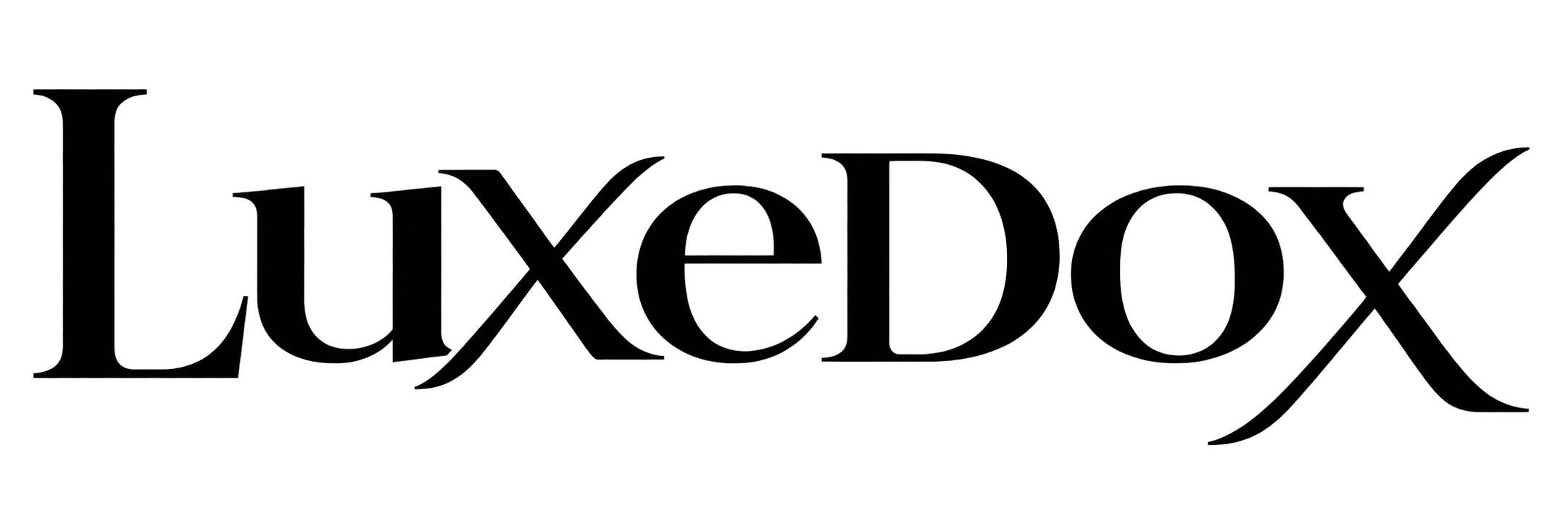 LuxeDox logo blk on transp